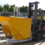 Forklift Tipper Bin NS