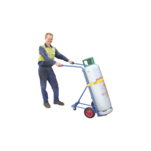 Single Cylinder Gas Bottle Trolley (support wheels)