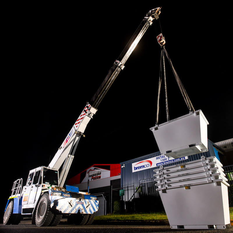 Crane Site Bin - 1.5T, 2T & 3T