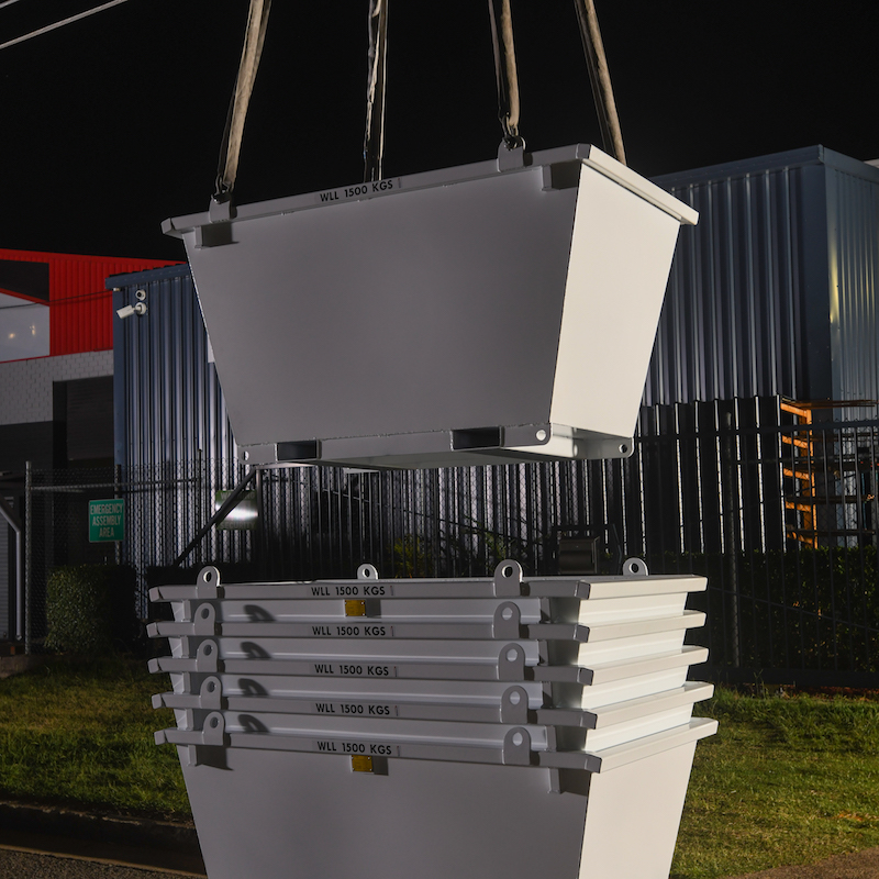 Crane Site Bin - 1.5T, 2T & 3T