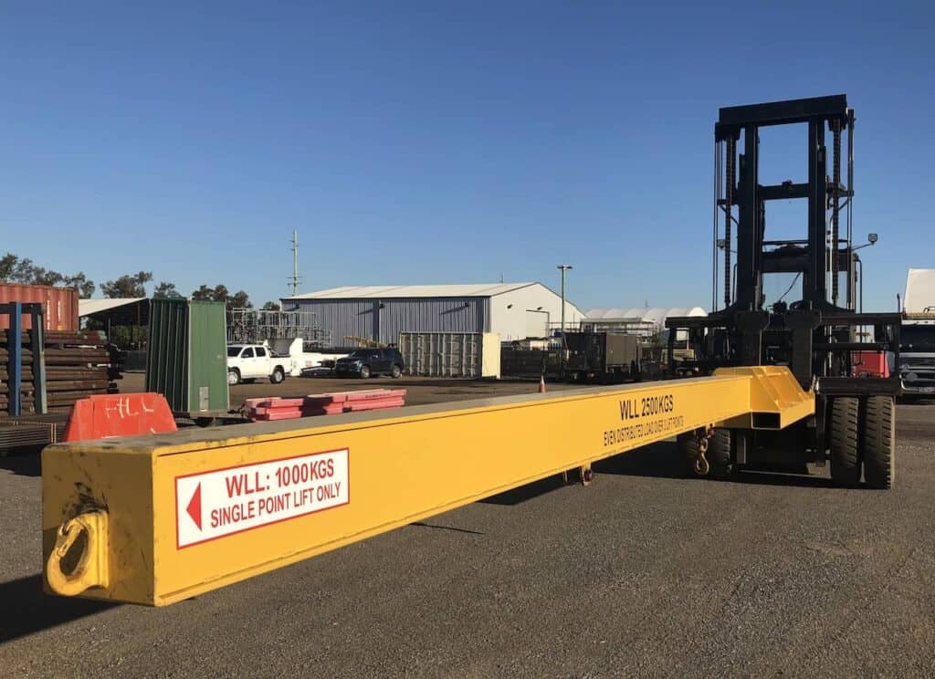 Bremco container unpacking jib