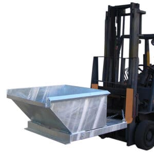 Bremco forklift bin tipper