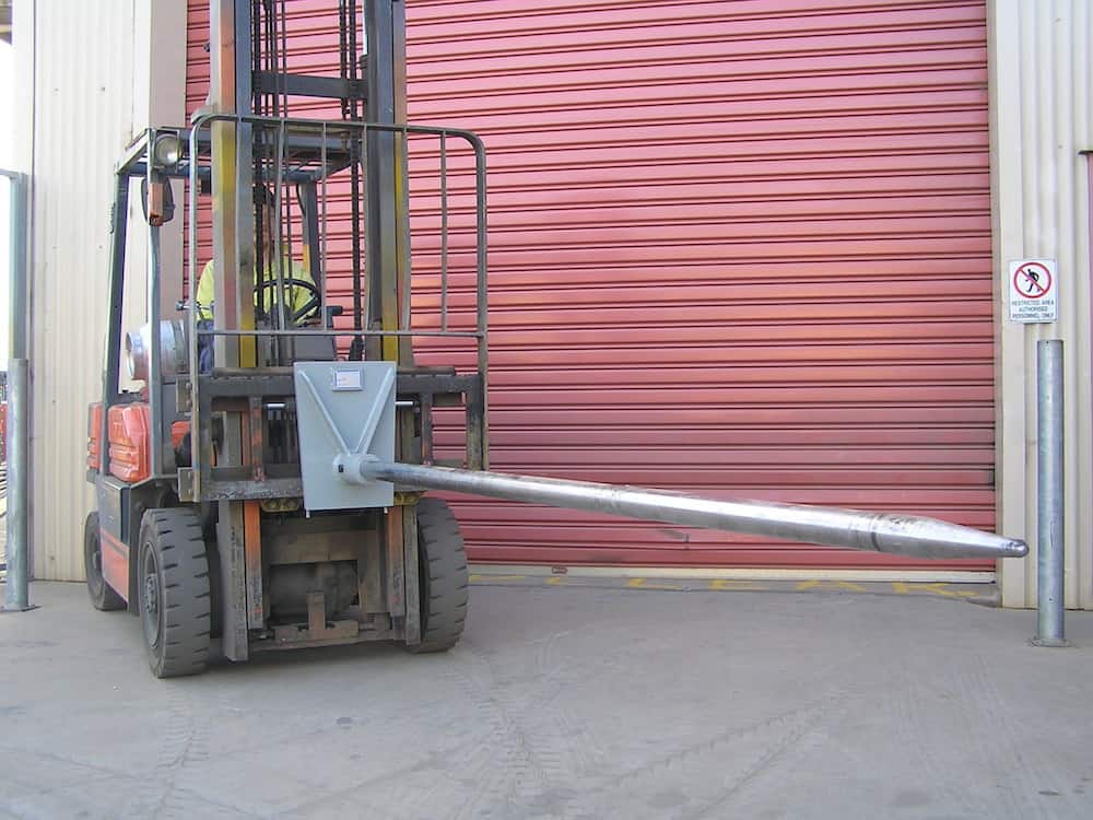 Forklift Carpet Pole (Carriage Mount)