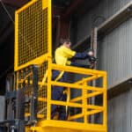 Forklift Safety Cage (Rail Sides)