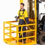 Forklift Safety Cage (Rail Sides)