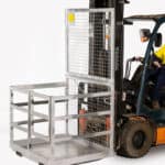 Forklift Safety Cage (Rail Sides)