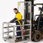 Forklift Safety Cage (Rail Sides)