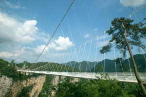 Construction wonders: The Zhangjiajie Glass Bridge