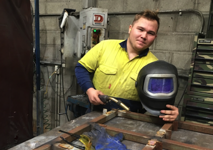 Ryan Dawson Worldskills welding competition