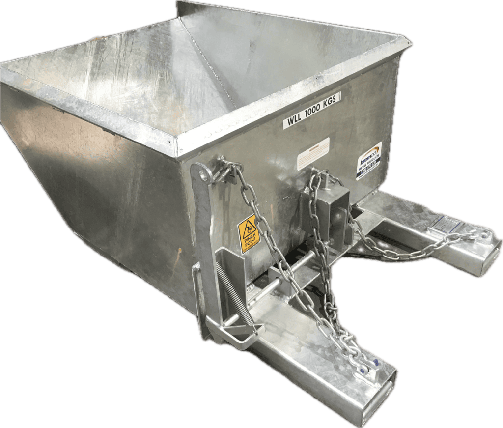 Forklift Tipper Bin OS